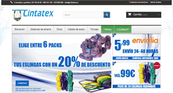 Desktop Screenshot of cintatex.es