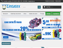 Tablet Screenshot of cintatex.es